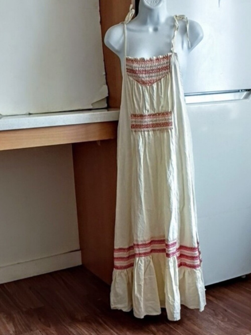 Free People Another Love Linen/Cotton Dress sz XS